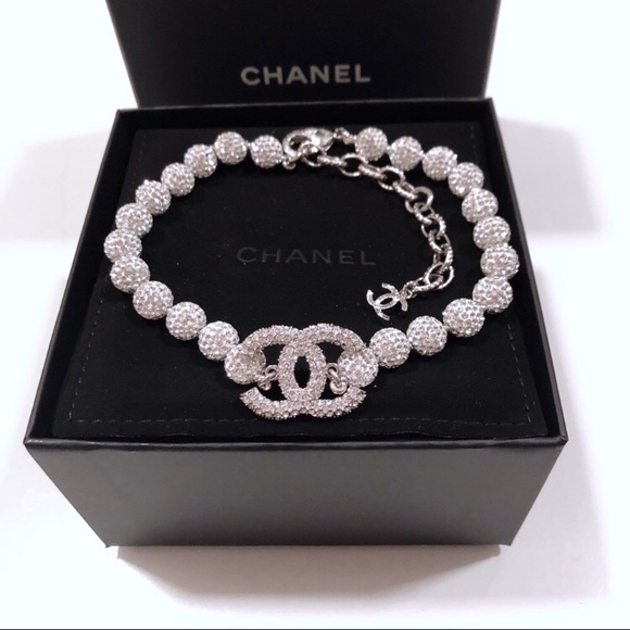 🚫SOLD🚫 Chanel Crystal Ball Choker Necklace - Picture 5 of 8